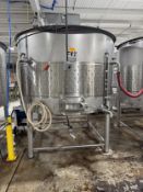 Practical Fusion (Approx) 1500 Gallons Stainless Steel Fermenter, Glycol Jacket, Dish Bottom, Open