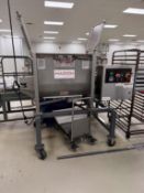 Marion Model BP4-2436-SW3B 9 Cubic Foot Stainless Steel Paddle Mixer, Overall Dims | Rig Fee $500