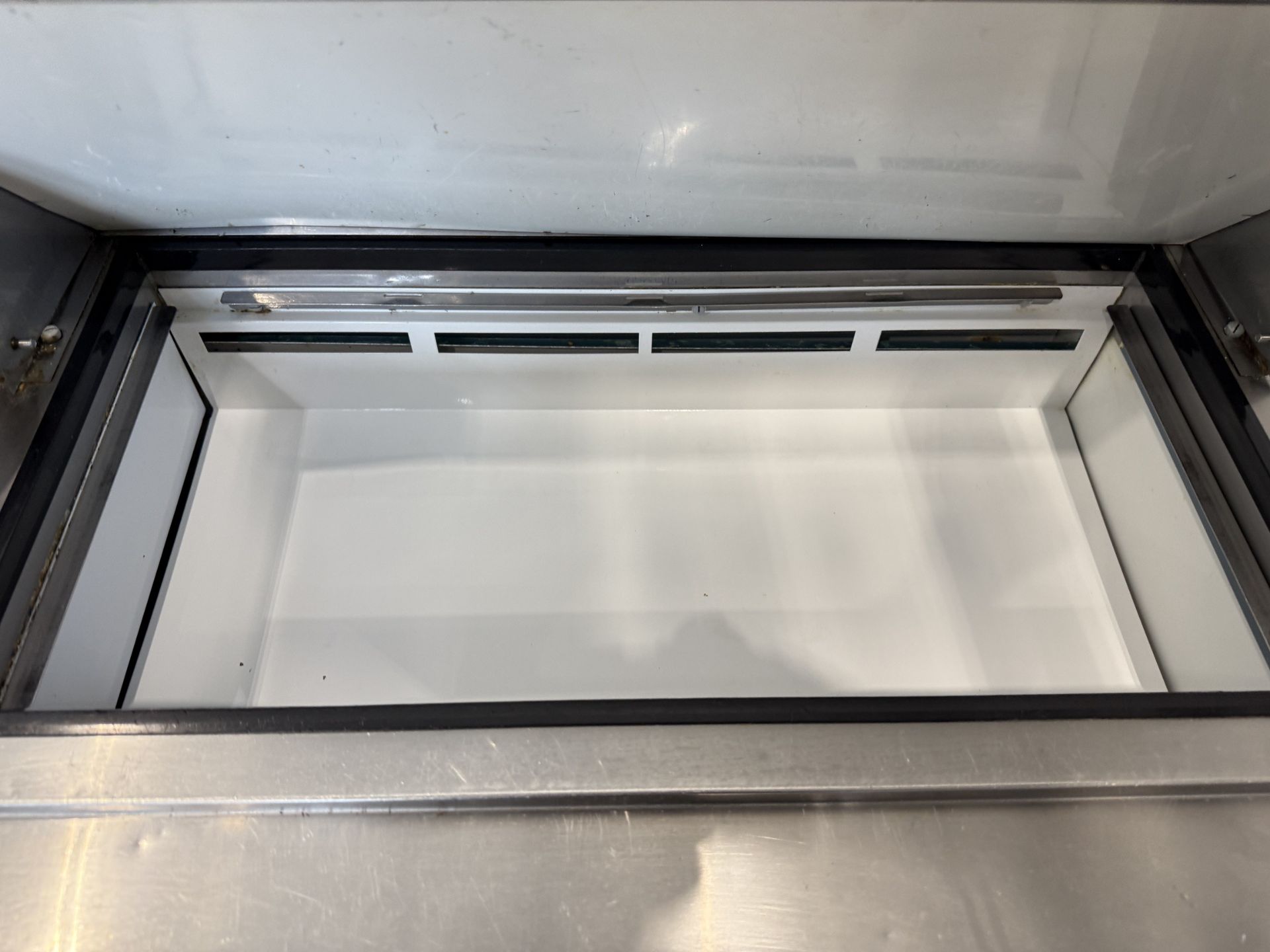 Central Model 69K-137HC 72" Commercial 3-Door Sandwich and Salad Prep Table- R290 Refrigerant, 120 - Image 2 of 5