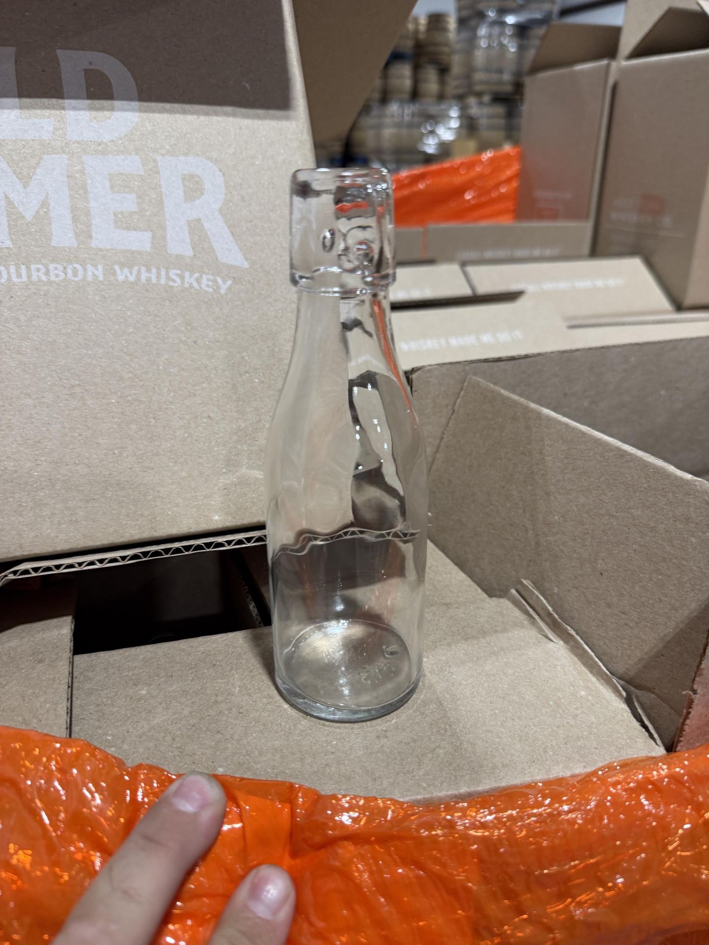 Lot of .2 Liter Glass Bottles- QTY (1) Pallet - Image 2 of 2