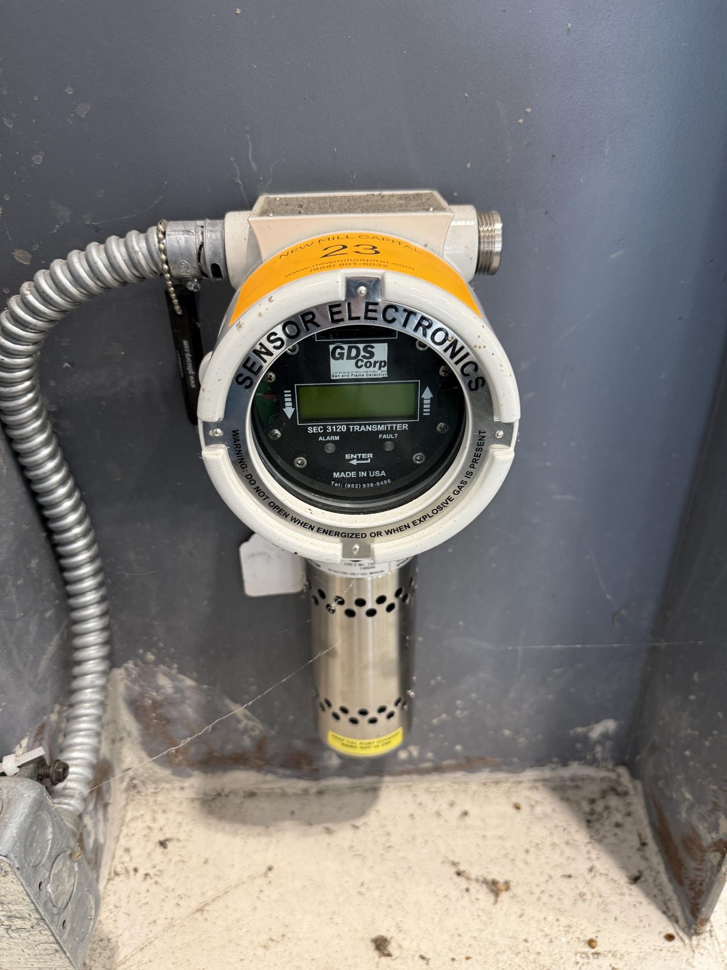 GDS Corp Model SEX3120 Ethanol Gas Detector, 120V,