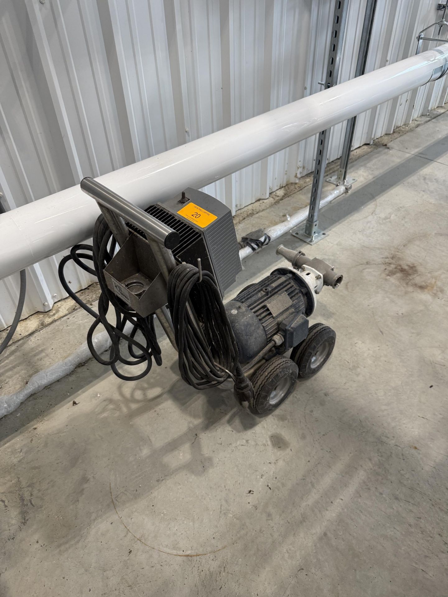 Stainless Steel Flexible Impeller Pump Cart, 5 HP, 1755 RPM, 208-230/460 V - Image 2 of 6