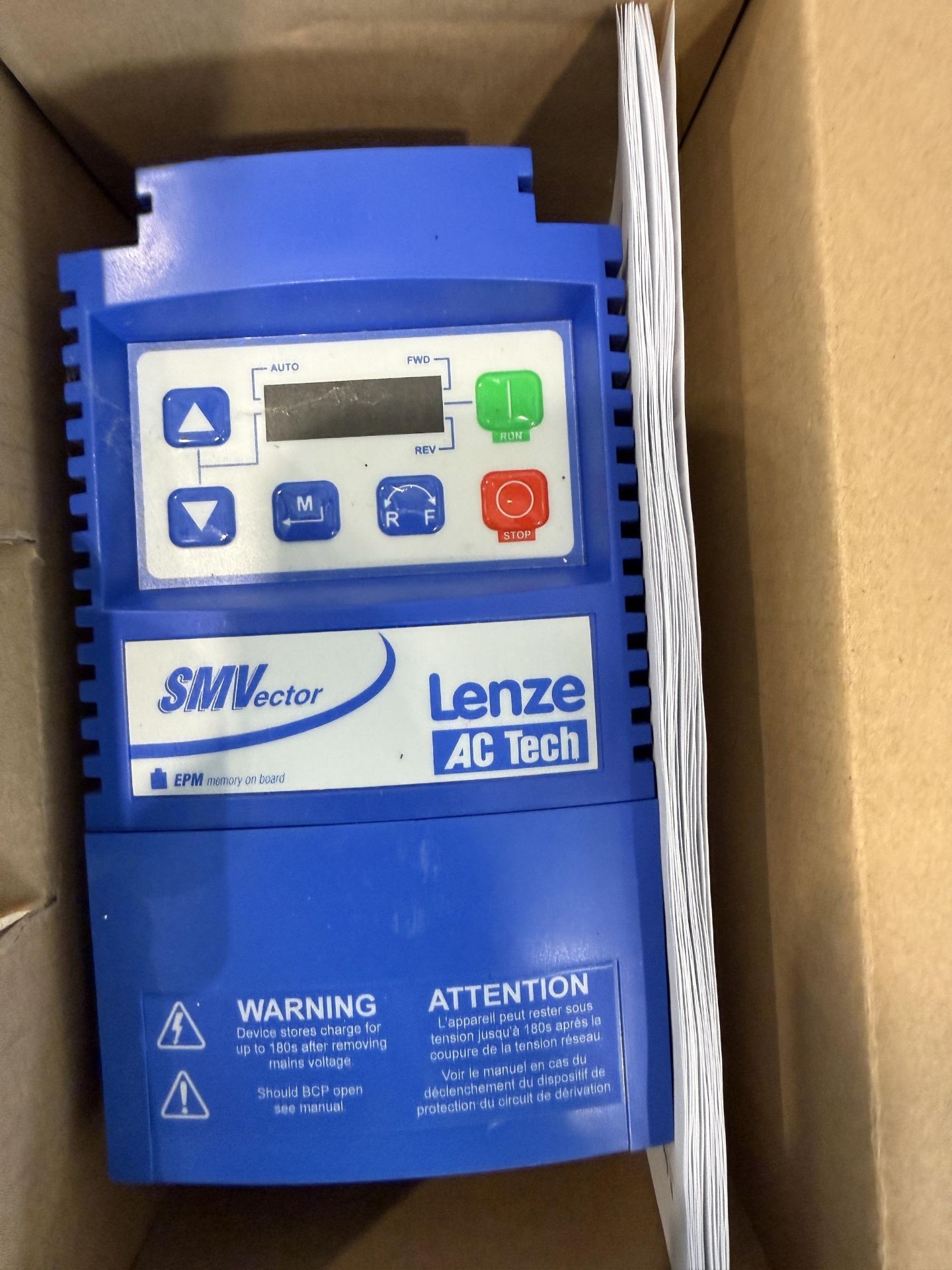 Lot of Optidrive Model ODE-3-140041-3F12 2 HP VFD, 380-480 V- QTY (2), Lenze AC Tech Model - Image 7 of 8