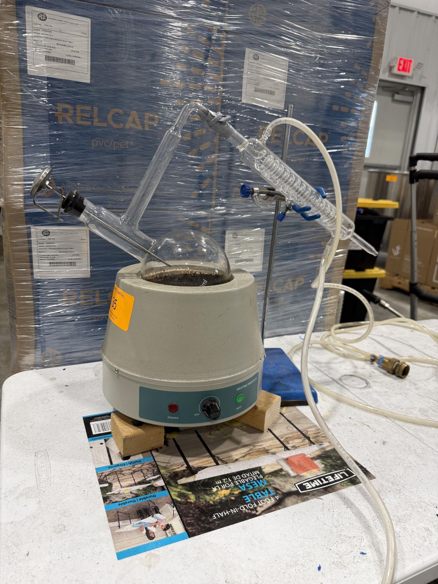 Model 98-1-B Heating Mantel 1000 ML, 120 V, S#201906155111- Short Path Distillation Kit- (Has - Image 2 of 4
