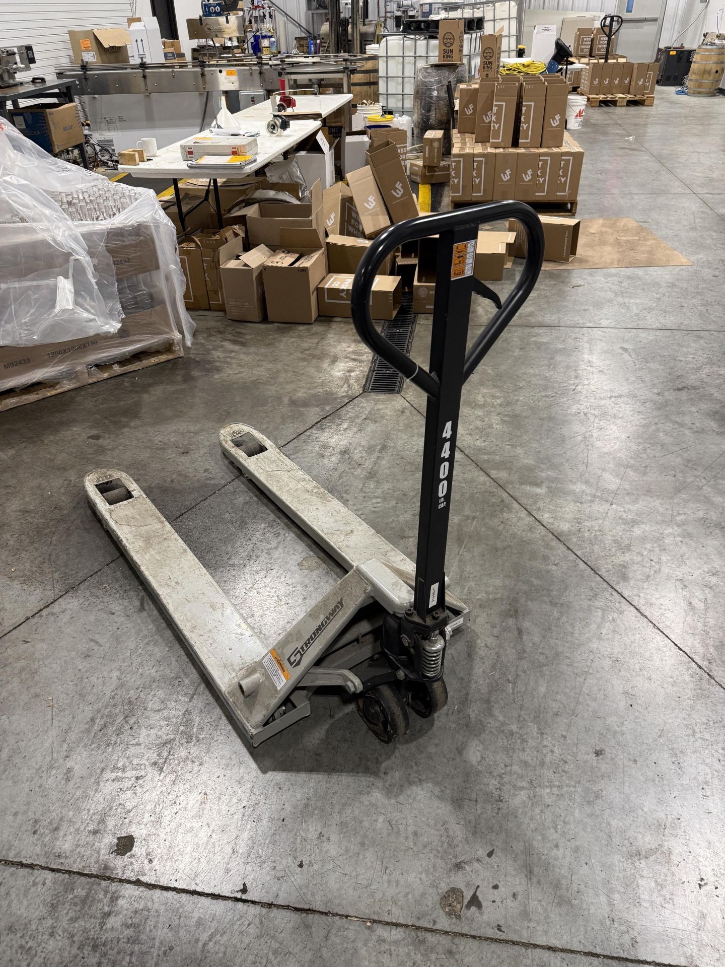 Strongway Pallet Jack- 4,400 LBS Capacity, Forks Approx 48" L, 1 Fork is Slightly Bent- S#191030/ - Image 2 of 5