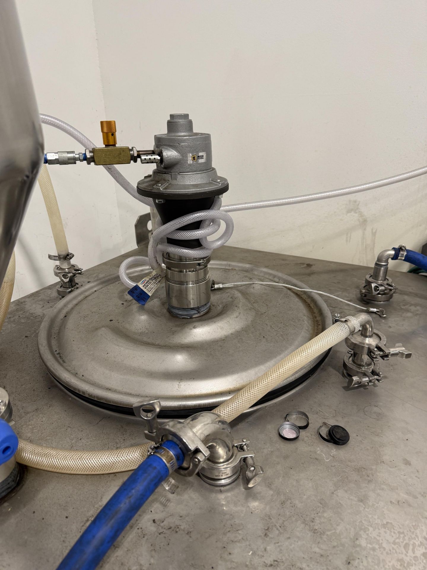Custom Metalcraft 350 Gallon Stainless Steel Transportable Storage Tank, Stackable, Overall Dims - Image 4 of 5