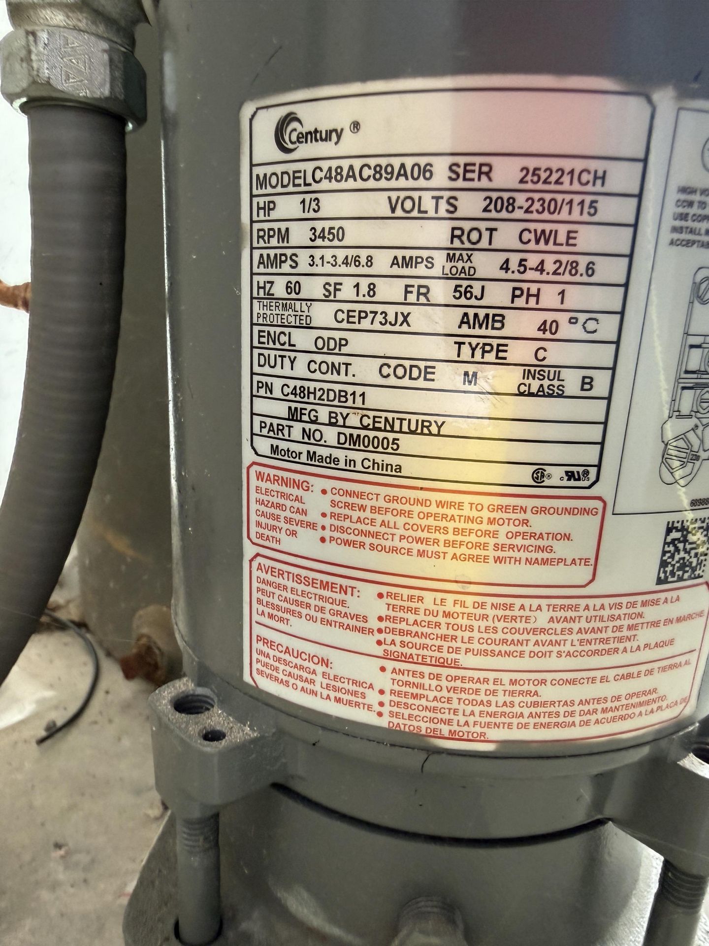 Hoffmann Model 50 VBF-S-R Boiler Feed Tank and Pump- Tank 50 Gallons- Pump- 1/3 HP, 3450 RPM, 208- - Image 4 of 5