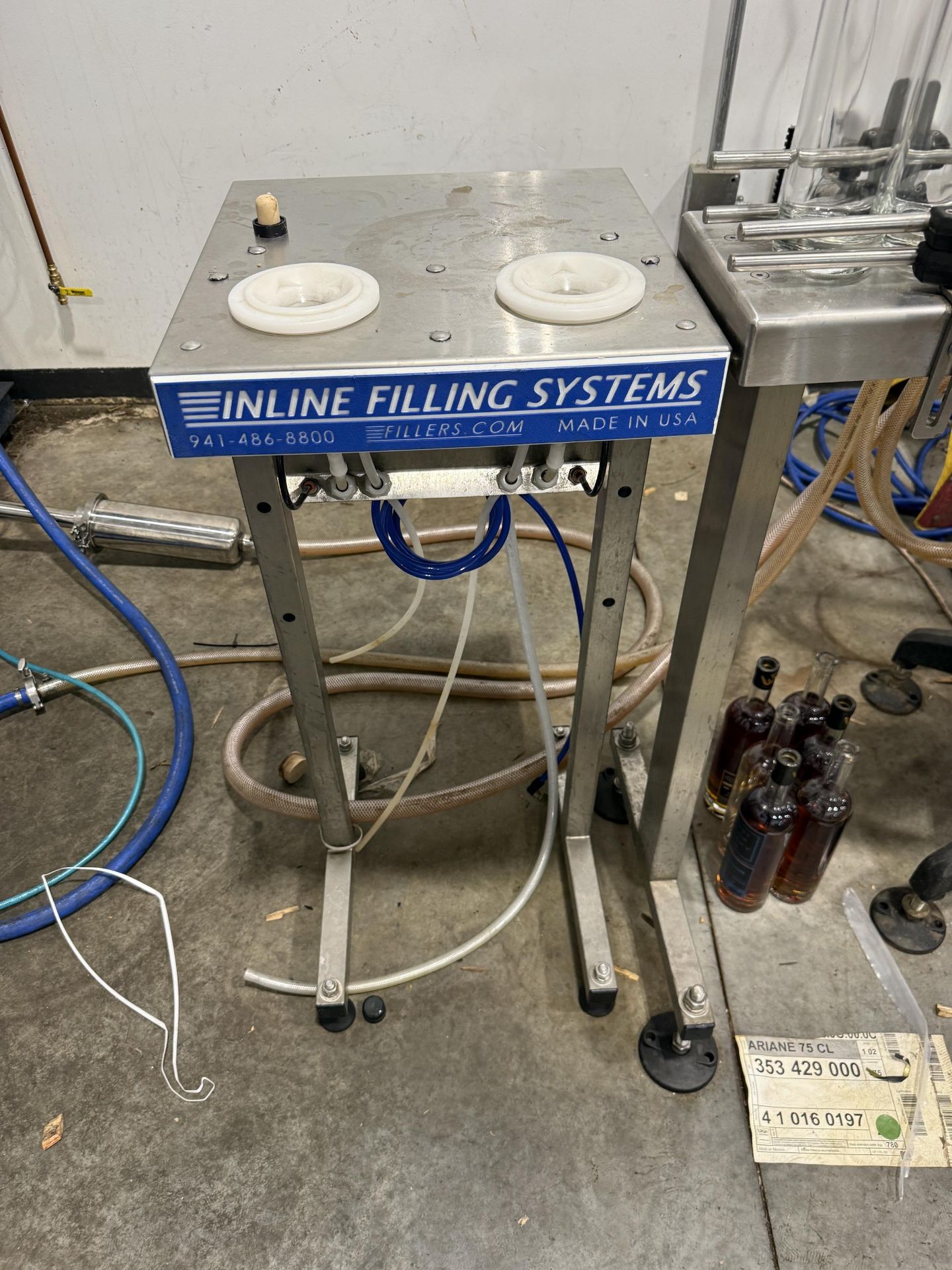 Inline Filling Systems 2-Head Bottle Rinser, S#44855