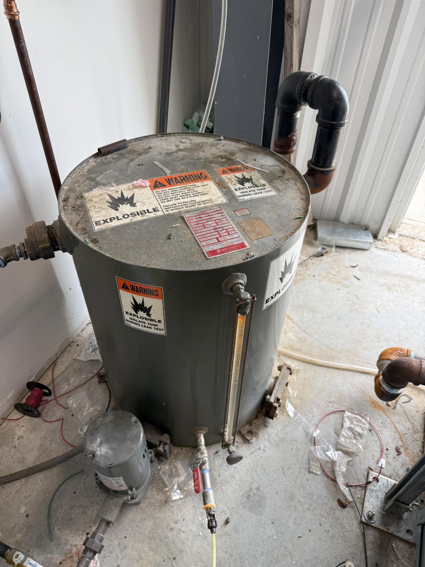 Hoffmann Model 50 VBF-S-R Boiler Feed Tank and Pump- Tank 50 Gallons- Pump- 1/3 HP, 3450 RPM, 208- - Image 2 of 5