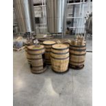 Whiskey Barrel- QTY (1) Display Barrell, QTY (9) 53 Gallon