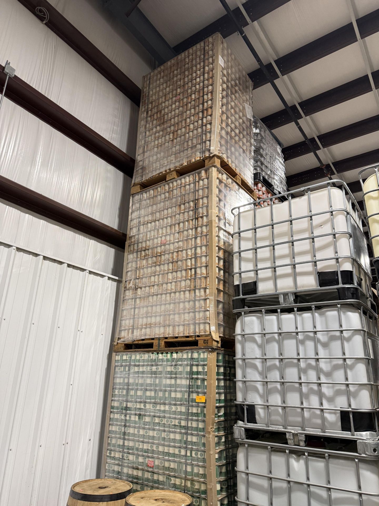 Lot of 12 Oz Pre Labeled Aluminum Cans- QTY (7) Pallets