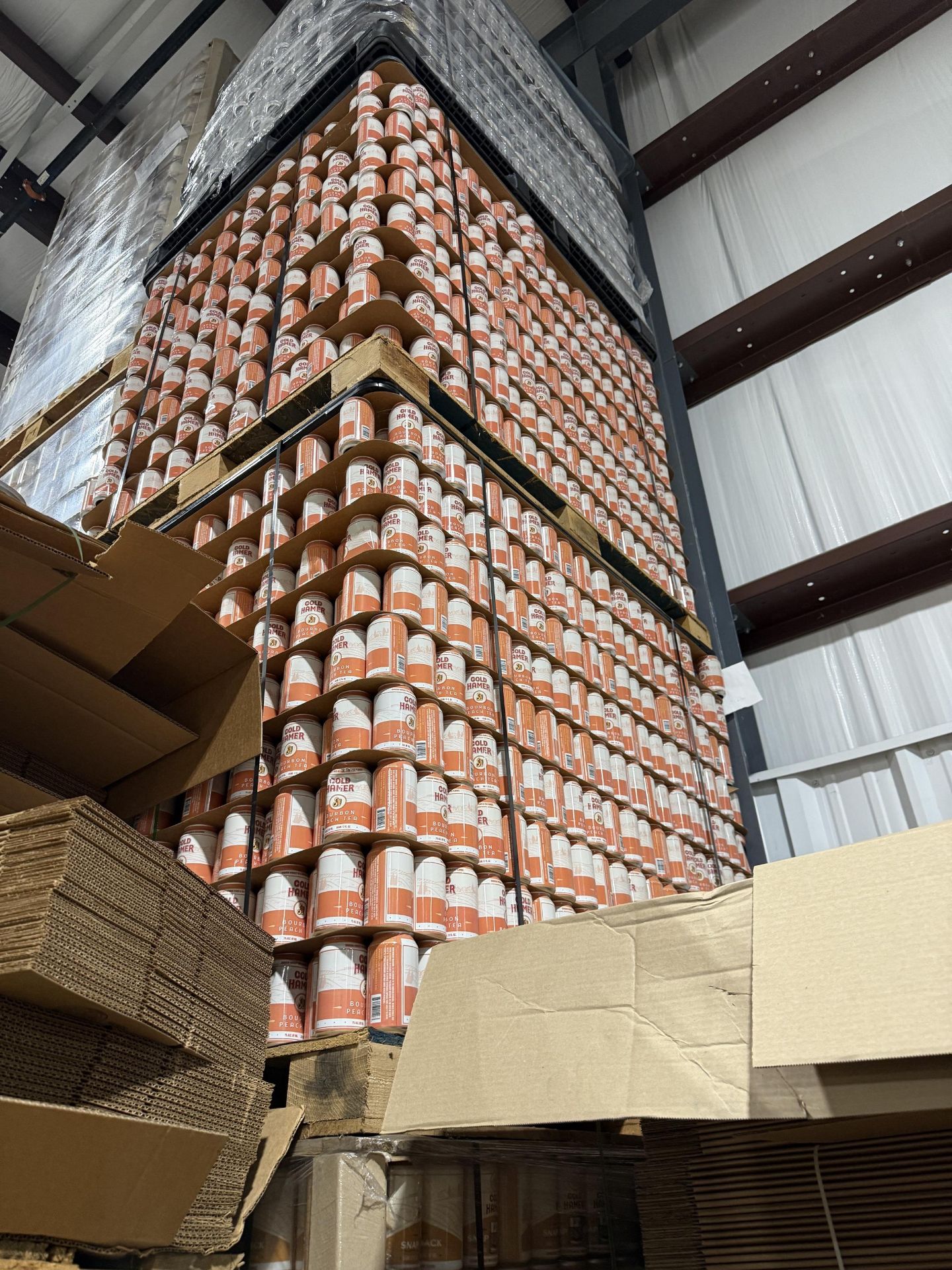 Lot of 12 Oz Pre Labeled Aluminum Cans- QTY (7) Pallets - Image 2 of 2