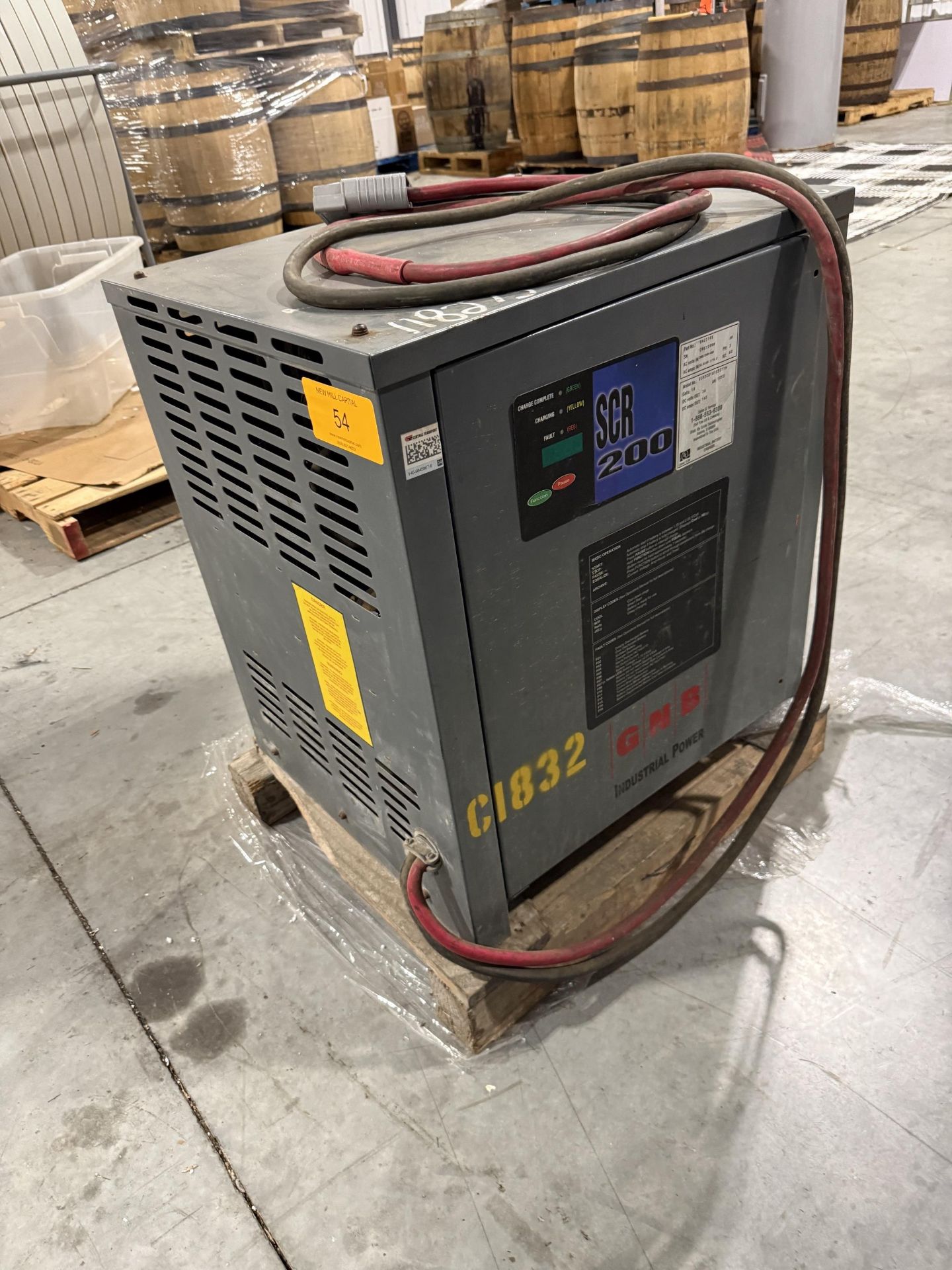 Exide Technologies Model SCR200181050T1H 36 Volt Battery Charger, 208/240/480 V, S#09G1599M - Image 2 of 4