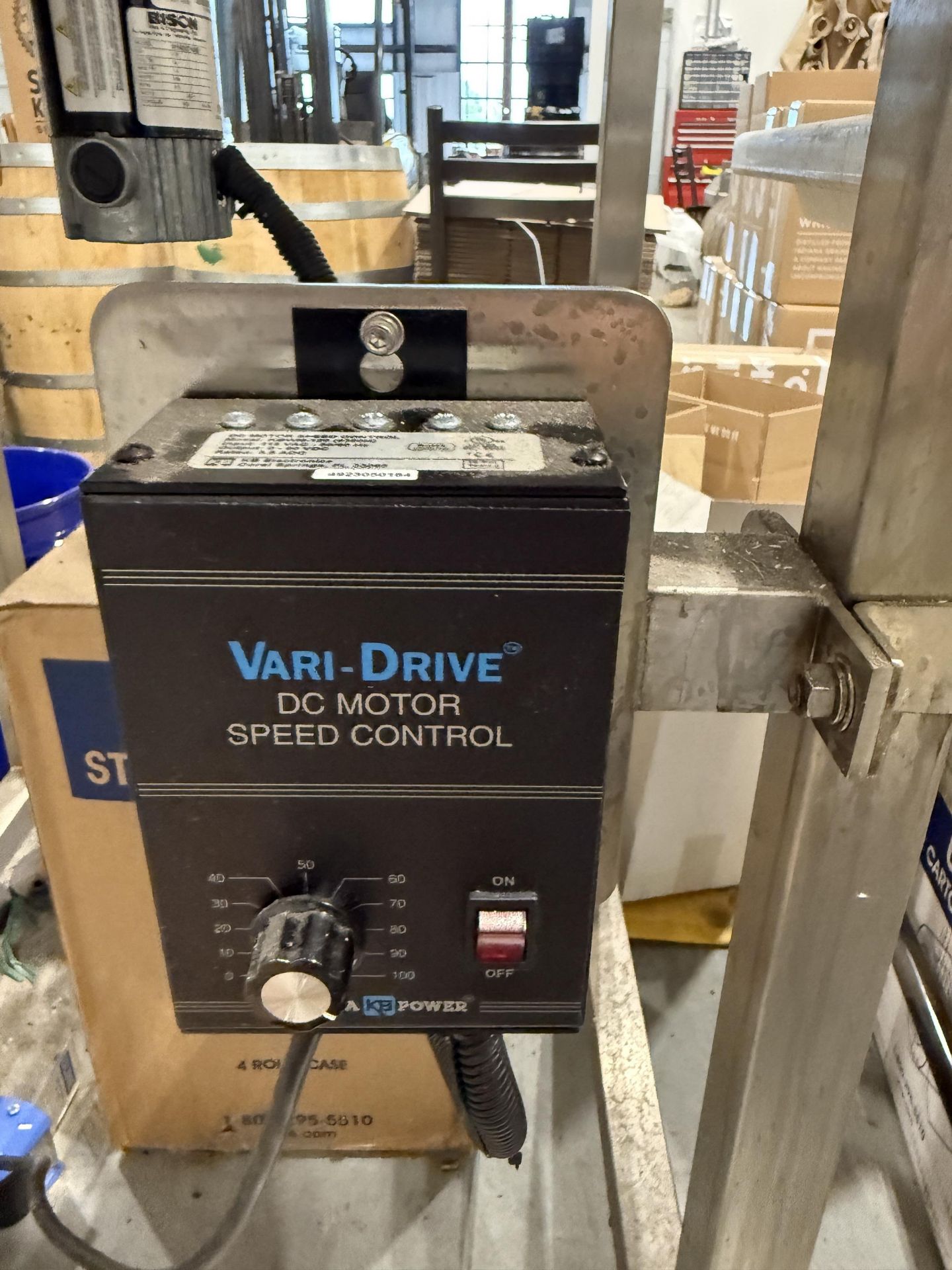 Inline Filling Systems Round Accumulation Table Approx 36" Diameter, 120 V, S#44867 - Image 5 of 7
