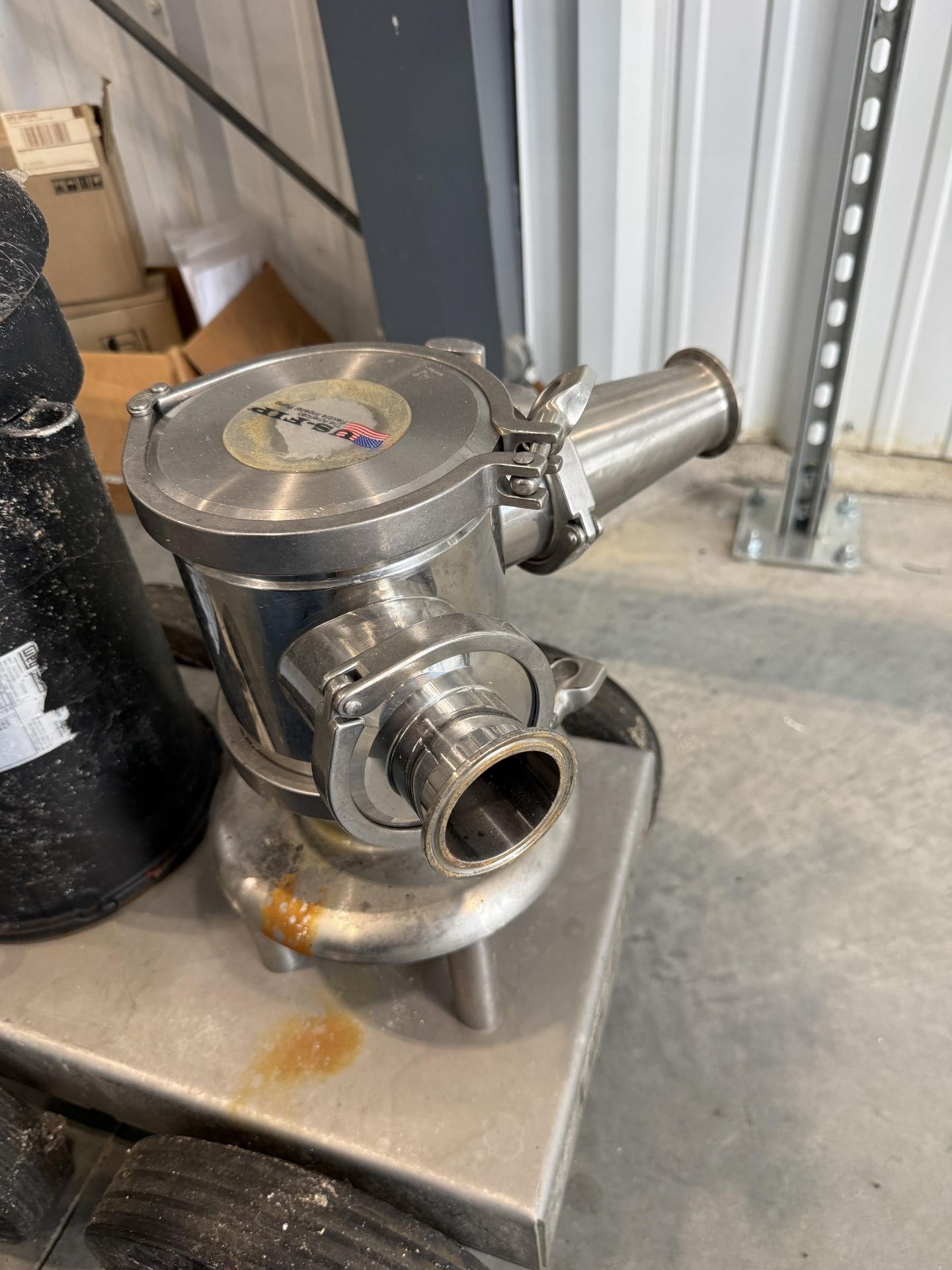 US-Fipp Stainless Steel Flexible Impeller Pump Cart, 5 HP, 1750 RPM, 230/460 V - Image 3 of 7