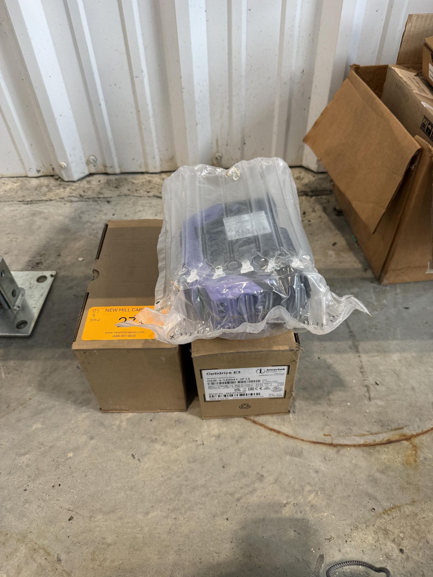 Lot of Optidrive Model ODE-3-140041-3F12 2 HP VFD, 380-480 V- QTY (2), Lenze AC Tech Model