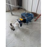 Jabsco Model 30570-3015 Stainless Steel Pedestal Pump, 5 HP, 1760 RPM, 230/460 V, S#2011777