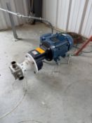 Jabsco Model 30570-3015 Stainless Steel Pedestal Pump, 5 HP, 1760 RPM, 230/460 V, S#2011777