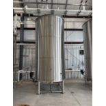 Quality Stainless Tanks Approx (2500) Gallon Stainless Steel Fermenter- Glycol Jacket, Open Top with