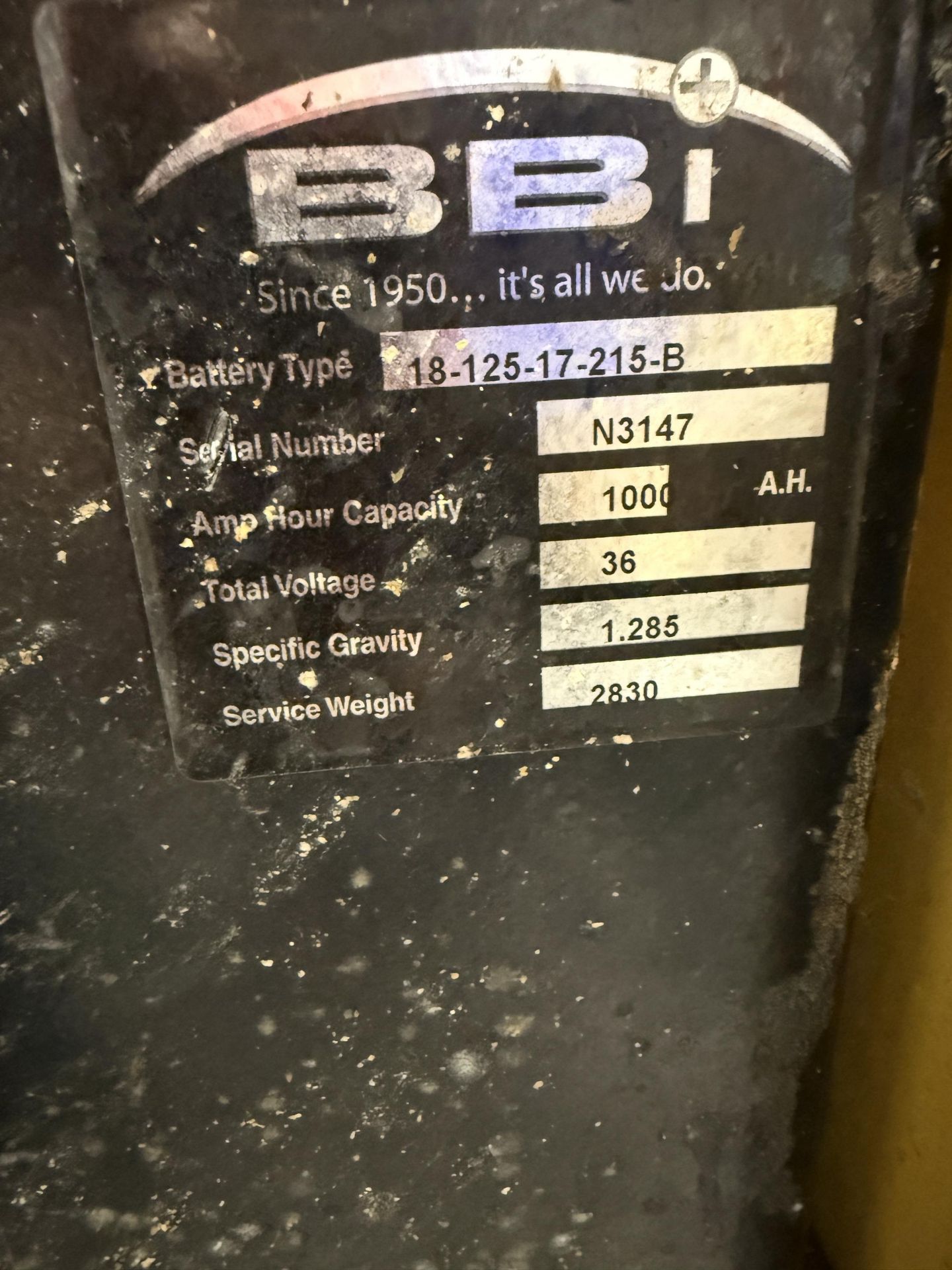Yale Model ESC040ACN36TE088 36 V Stand On Electric Forklift, 3850 LBS Capacity, Forks Approx 42" - Image 4 of 5