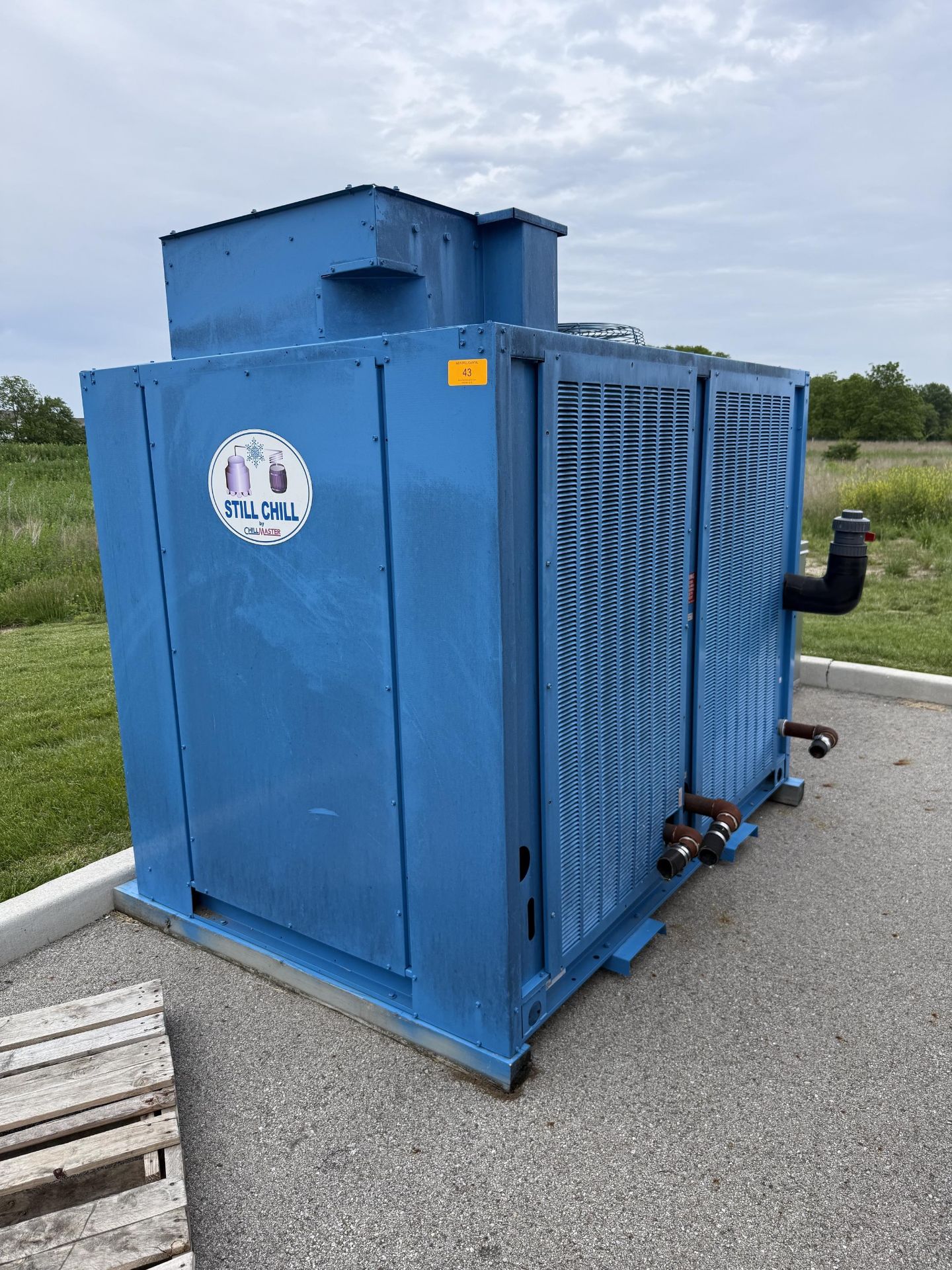 Chill Master Model AC200SC Chiller, Overall Dims Approx 7'8" L X 6'1" W X 7' Tall, 230 V