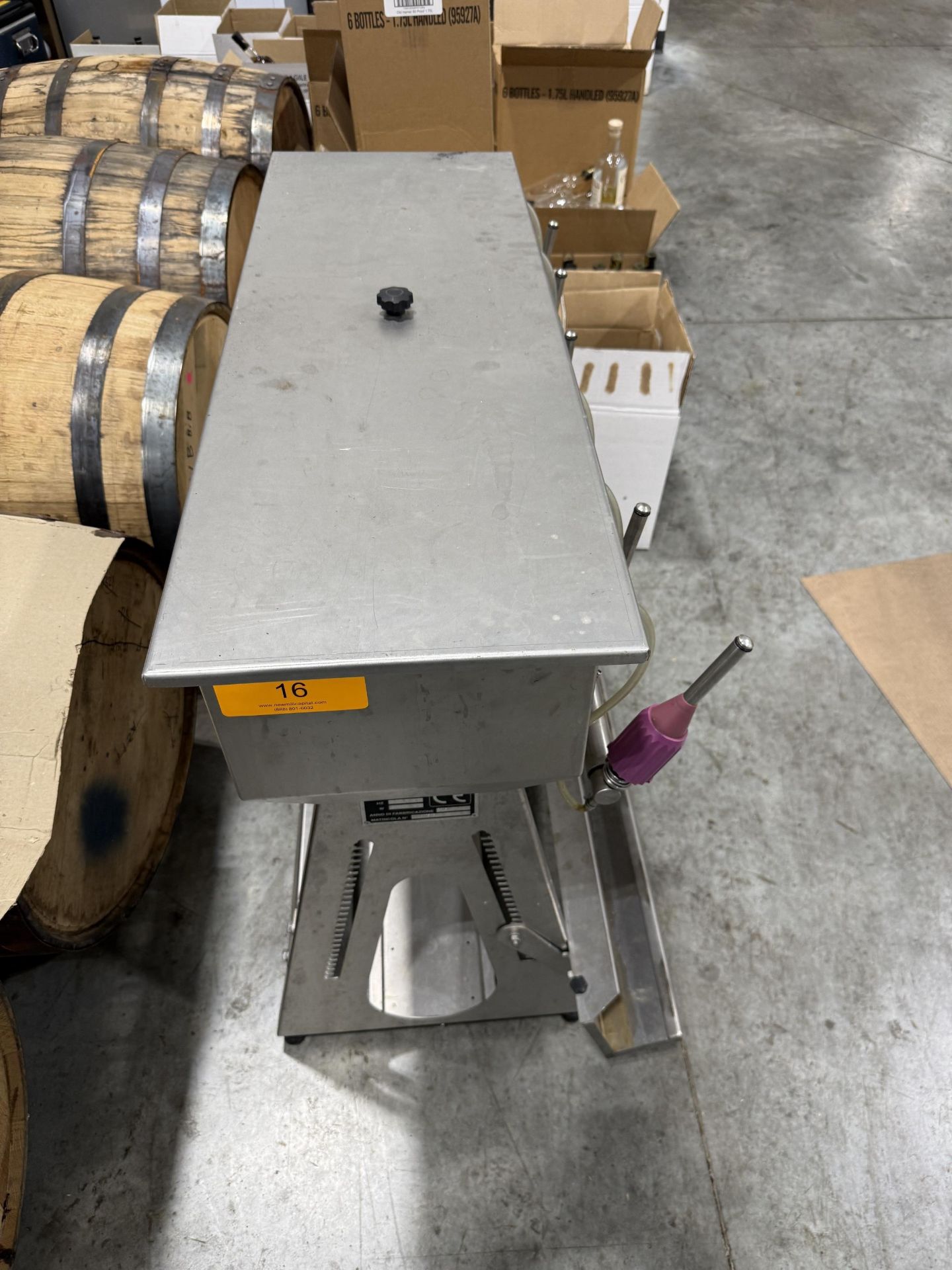 2016 Mori-Tem Model B.6 B C.S. Moderna 6-Head Cider Filler, S#000017983 - Image 3 of 6