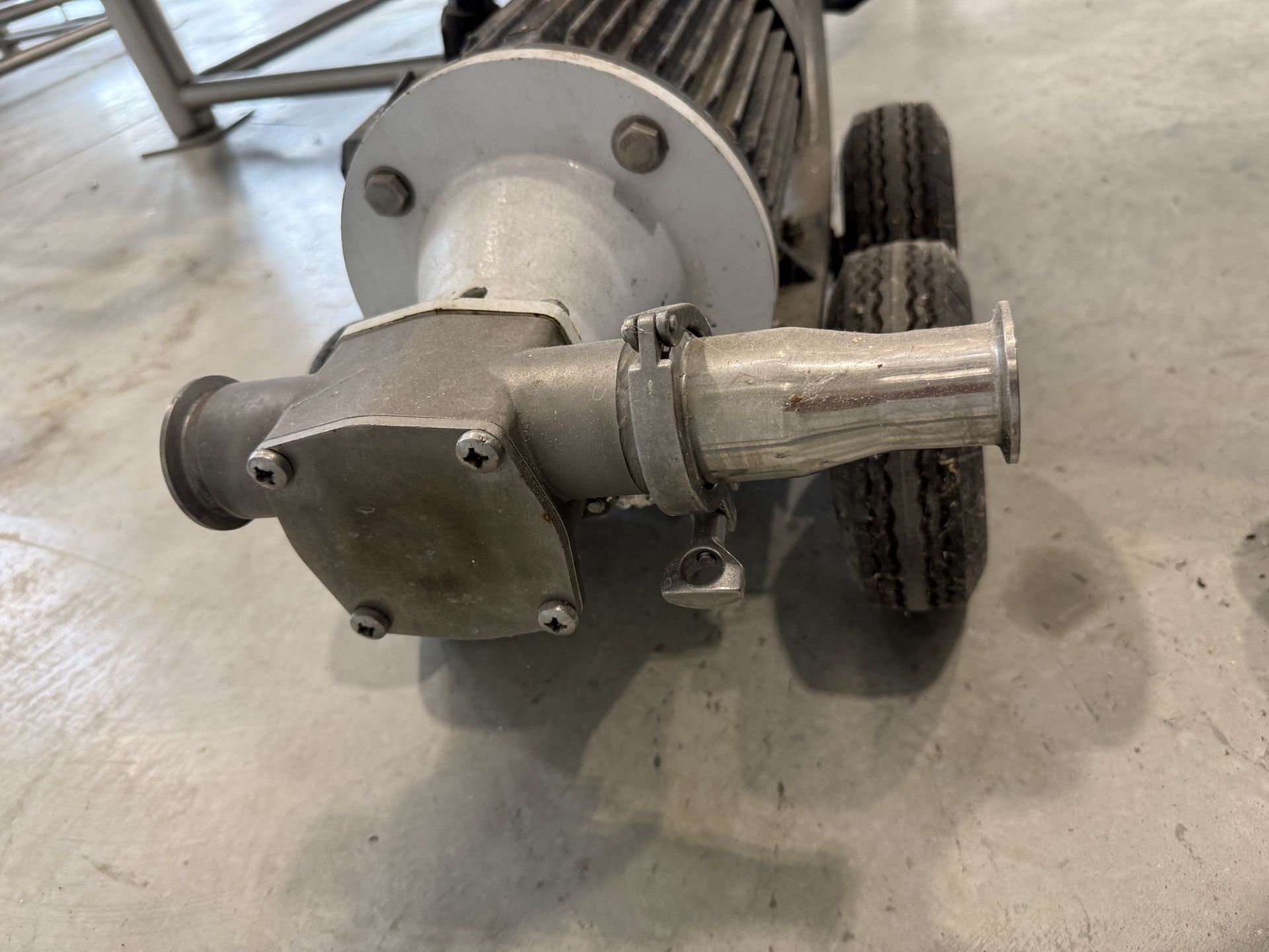 Stainless Steel Flexible Impeller Pump Cart, 5 HP, 1755 RPM, 208-230/460 V - Image 3 of 6