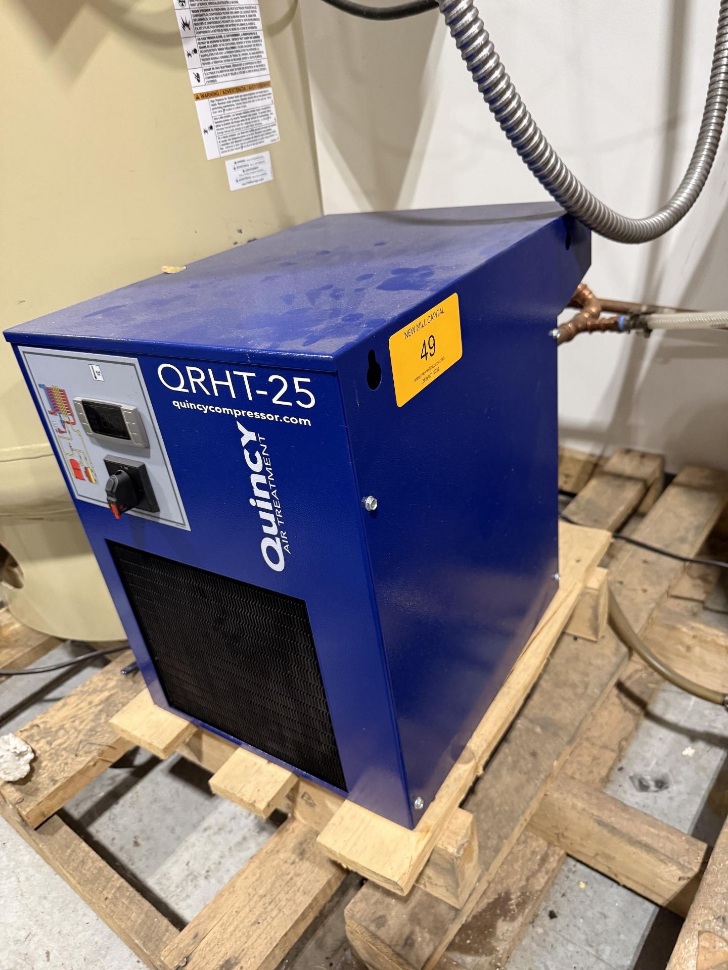 2021 Quincy Model QRHT-25 Refrigerated Air Dryer, R513A Refrigerant, 120 V, S#ITJ488336 - Image 2 of 4