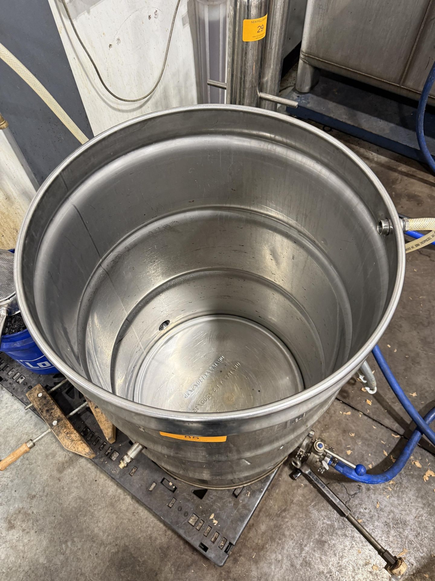 55 Gallon Stainless Steel Barrel - Image 2 of 2