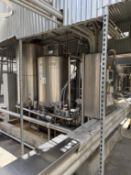 Sani Matic 2 Tank Stainless Steel CIP System- Includes Tube and Shell Heat Exchanger, Condensation