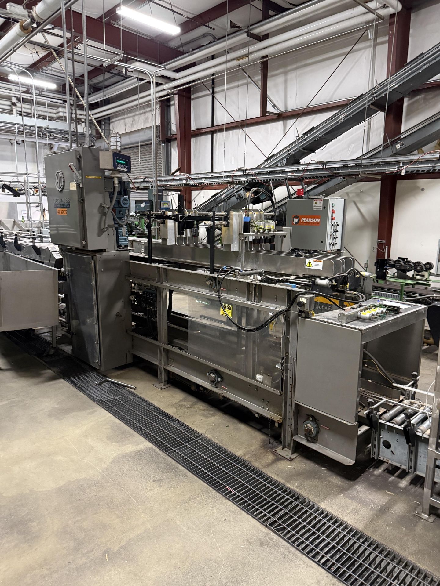 Packer Dims Hartness Model 1900 Vertical Drop Case Packer, Overall Dims Approx 17 ...