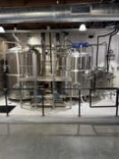 2017 Deutsche 7 BBL Stainless Steel 2-Vessel Brewhouse - 7 BBL Mash Tun / Brew Kettle & 14 BBL HLT