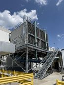 BAC Model S3E-1424-14S-2 Cooling Tower, Includes (2) Electrical Enclosures, 480 V, S/N: U1S4196204-