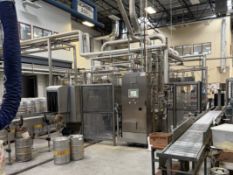 2013 Comac Model 4+1T-NS CA Keg Line -Keg Washer and Filler Line- QTY (3) Washing Heads, QTY (1)