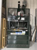 PTR Compactor Cardboard Bailer #2300HD, SN:J224195 (BUYER MUST REMOVE ON HIS/HER OWN)