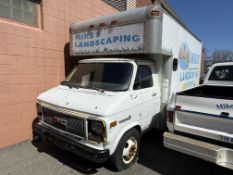2001 GMC Vandura 3500 Box Truck Vin: 2GDJG31N514458 Odom: NA (Not Running)