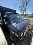 GMC Vandura 3500 Box Truck (blue) VIN#: 050725551 Odom: NA (Not Running)