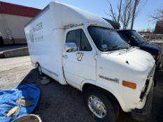 GMC Vandura 3500 Box Truck (blue) VIN#:1GDGG31Z2RF513877 Odom: NA (Not Running)