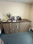 {LOT} c/o Office furniture, Mini Fridge, Microwave (SEE PICS)