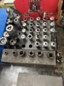 {LOT} Asst. Milling and Machining Bits w/ Tools Boxes