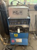 Miller Syncrowave 350LX, AC/DC Squarewave TIG Welder w/ TIG Torch & Foot Pedal, S/N: KJ280528 w/