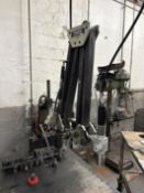Flexarm Heavy Duty Tapping Machine Table Mounted, S/N: 027728, w/ Accessories