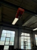 CM Valustar 1 Ton Capacity, Electric Hoist w/ Trolly