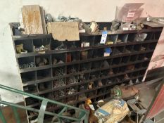 {LOT} Asst. Hardware w/ Parts Bins in 2 Sections