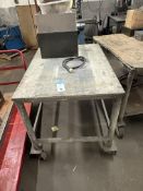 (3) HD Metal Frame Portable Table 34" x 46" x 36"H