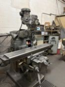 Bridgeport Series II Special, 2 HP, 3 Phase Milling Machine, ACCU-RITE 2 Axis DRO, 58" x 11" Table