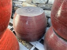 Clay Drum Planter 21"Diameter x 15"H (Retail $129)