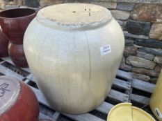 Clay Planter 30"D x 30"H (Retails $150)