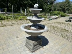 3 Tier Water Fountain 76"H C/O: 8 Pieces (Retails $3,454)
