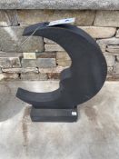 Man In The Moon Stone Sculpture (Retails $389)